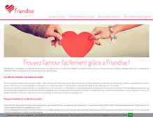 Tablet Screenshot of friandise.com